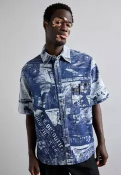 Рубашка Versace Jeans Couture, синий