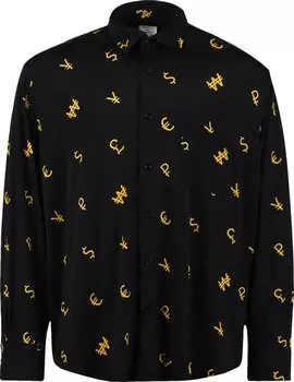 Рубашка Vetements Fluid Jersey Shirt 'Currency', разноцветный