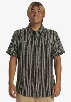 Рубашка Vibrations Short Sleeve Quiksilver, черный