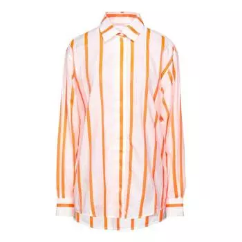 Рубашка Victoria Beckham, белый/оранжевый