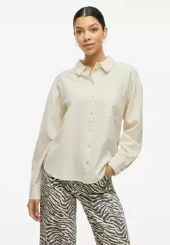 Рубашка VILA, бежевый