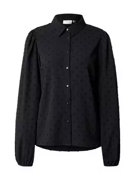 Рубашка VILA Blouse VIBrietta, черный
