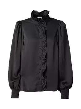 Рубашка VILA Blouse VILutto, черный