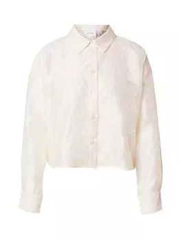 Рубашка VILA Blouse VISAFFI, бежевый