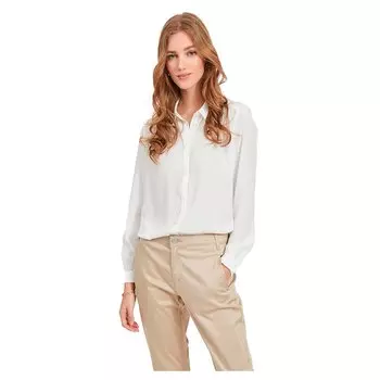 Рубашка Vila Lucy Button, белый