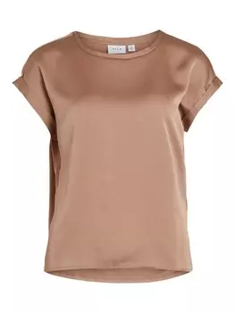 Рубашка Vila Petite, коричневый