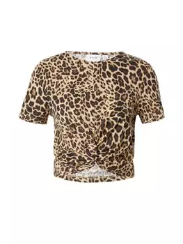 Рубашка VILA VIMOONEY, цвет Light brown/Dark brown