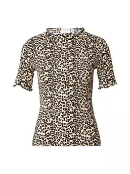 Рубашка VILA VIOki, цвет Cream/Dark beige