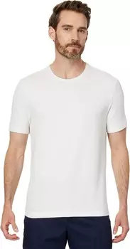 Рубашка Vince Pima Pique Short Sleeve Crew, цвет Alabaster