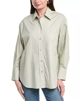 Рубашка Vince Relaxed, зеленый