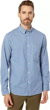 Рубашка Vineyard Vines Classic Fit Gingham OTG Brrr Shirt, цвет Blue Bay