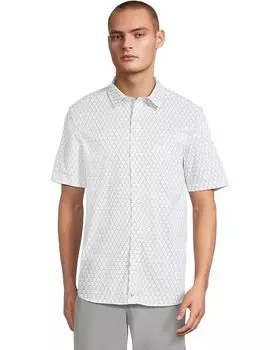 Рубашка Vineyard Vines Country Clubs Performance Cotton Short Sleeve Shirt, цвет White Cap