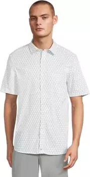 Рубашка Vineyard Vines Country Clubs Performance Cotton Short Sleeve Shirt, цвет White Cap