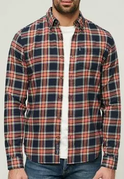 Рубашка VINTAGE CHECK Superdry, цвет navy check