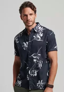 Рубашка VINTAGE HAWAIIAN SHORT SLEEVE Superdry, Королевский синий