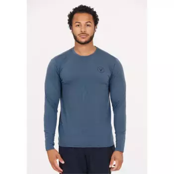 Рубашка Virtus с длинными рукавами "JOKERS M L/S", с инновационной технологией Quick Dry, джинсовый