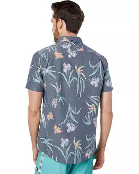 Рубашка VISSLA Shoots Eco Short Sleeve Shirt, цвет Dark Denim