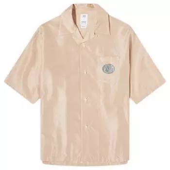 Рубашка Visvim Crosby Silk Shirt, розовый