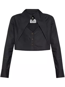 Рубашка Вивьен Вествуд Сердце Vivienne Westwood, черный