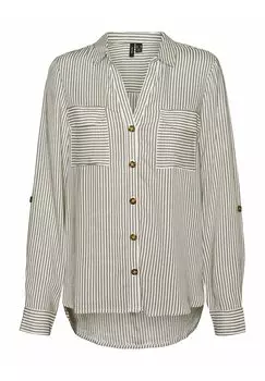 Рубашка Vmbumpy New Noos Vero Moda, серебристая норка