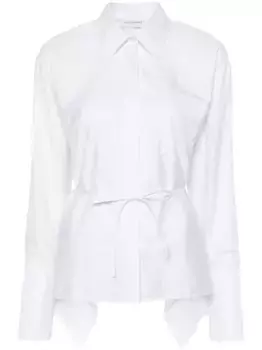 Рубашка Volant с открытой спиной и завязками Viktor & Rolf, белый