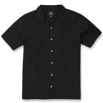 Рубашка Volcom Baracostone Short Sleeve, черный