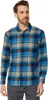 Рубашка Volcom Caden Plaid Long Sleeve, цвет Navy 1