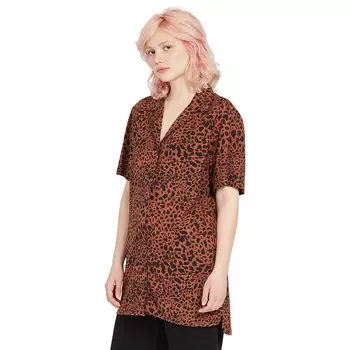 Рубашка Volcom Dino Tea, коричневый