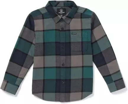 Рубашка Volcom Kids Caden Plaid, темно-синий