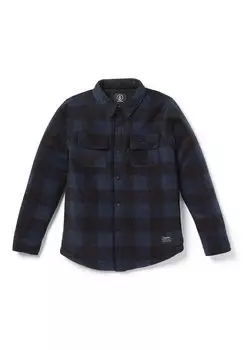 Рубашка VOLCOM OVERSHIRT BOWERED FLEECE, цвет NAVY