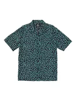 Рубашка Volcom Regular fit Button Up ASPHALT BEACH, черный
