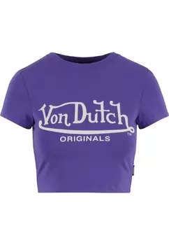 Рубашка Von Dutch Originals, фиолетовый