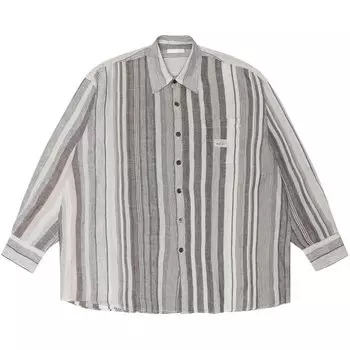 Рубашка в аренду Stussy x Our Legacy Work Shop Raw Linen Stripe