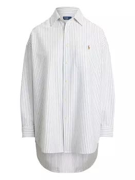Рубашка в большую полоску Polo Ralph Lauren, белый