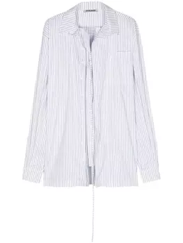 Рубашка в фактурную полоску Ottolinger, белый