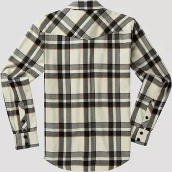 Рубашка в горную клетку мужская Topo Designs, цвет Bone White Multi Plaid