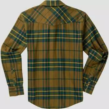 Рубашка в горную клетку мужская Topo Designs, цвет Dark Khaki Multi Plaid