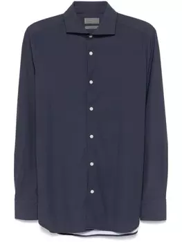 Рубашка в горох Dell'oglio, синий