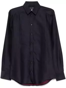 Рубашка в горох Dolce & Gabbana, синий