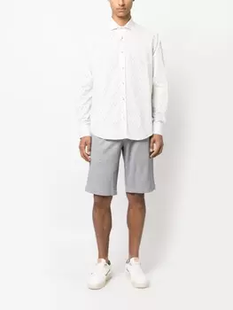 Рубашка в горох Paul & Shark, белый