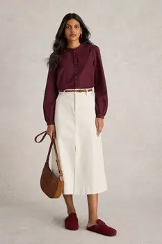 Рубашка в горошек Daria Cord White Stuff, фиолетовый