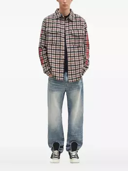 Рубашка в клетку Billionaire Boys Club, красный