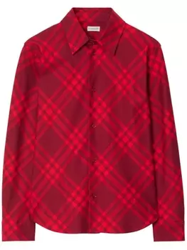 Рубашка в клетку Burberry, красный