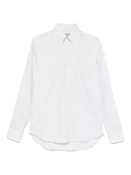 Рубашка в клетку Canali, зеленый