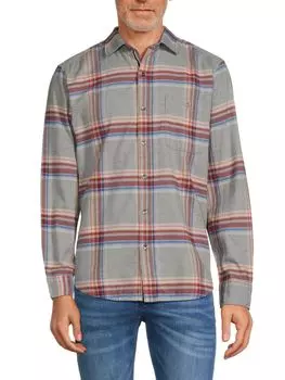 Рубашка в клетку Canyon Beach Tommy Bahama, цвет Shark