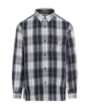 Рубашка в клетку Carhartt Wip, серый