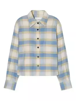 Рубашка в клетку Closed, синий