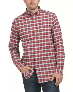 Рубашка в клетку Coastal Passage Rockledge Southern Tide, красный