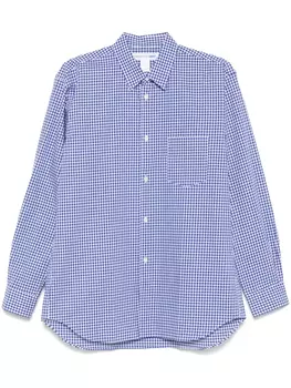 Рубашка в клетку Comme Des Garons Shirt, синий