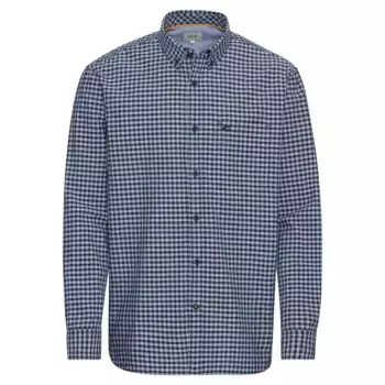 Рубашка в клетку цвета Camel Active с воротником на пуговицах, синий